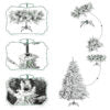 Kerstboom snow 210cm