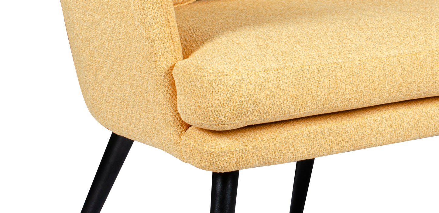 Alora Chair Charlie - Yellow - Fabric