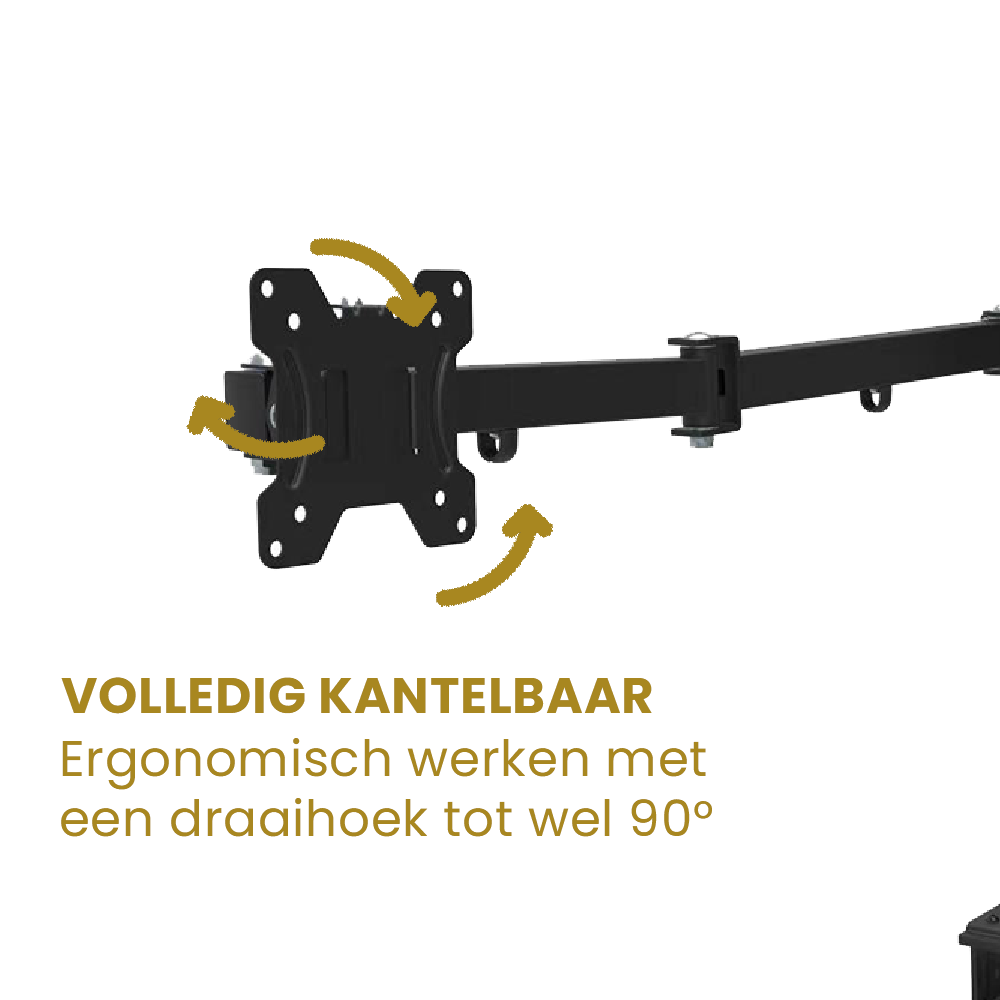 Monitorarm 3 schermen