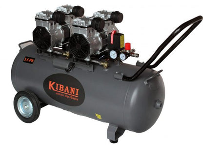 Kibani silent compressor 100 liters