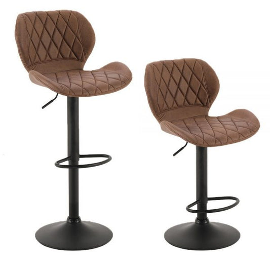 Bar stool Alice brown (per 2)