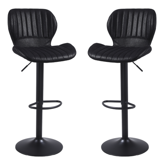 Bar stool Mike black (per 2)