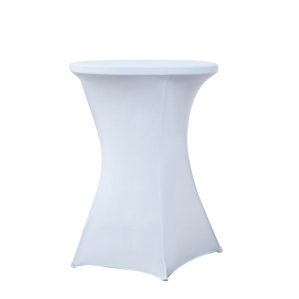 Standing table skirt white 80 cm