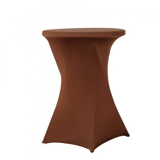 Standing table skirt dark brown 80 cm