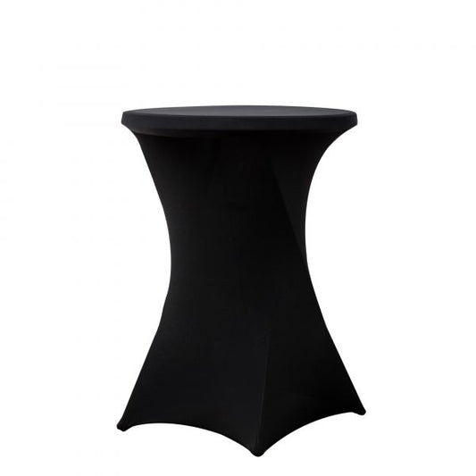 Standing table skirt black 80 cm