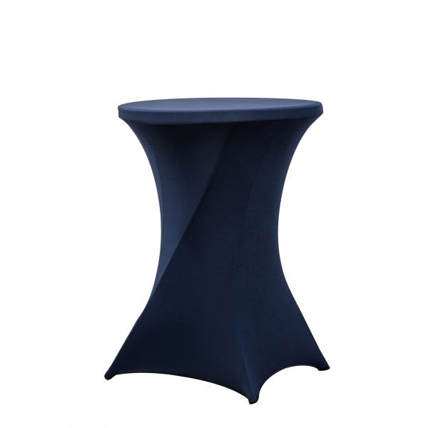 Standing table skirt navy blue 80 cm