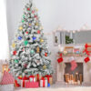 Kerstboom snow 210cm