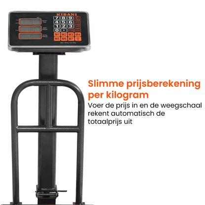 Kibani Platformweegschaal 150 kg 2026