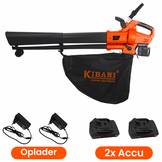 Accu bladblazer en zuiger in één