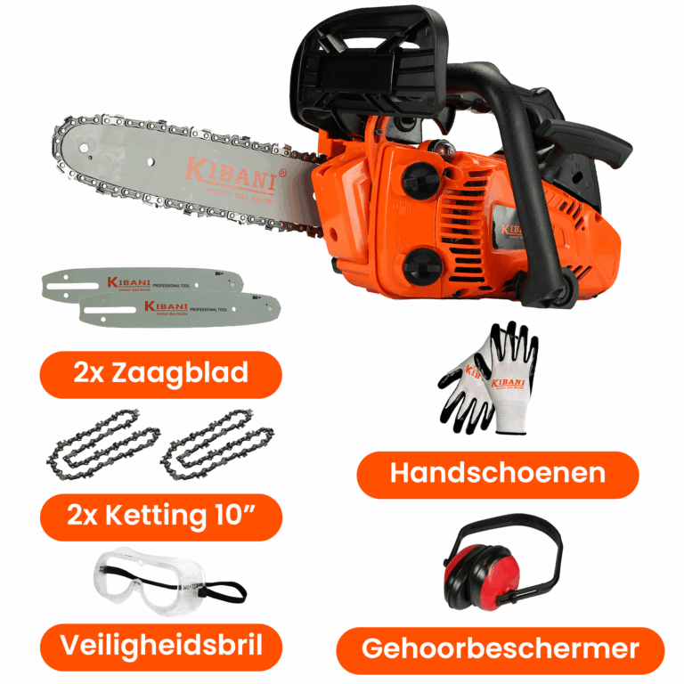 Kibani kettingzaag 25 cm incl. accessoires pakket