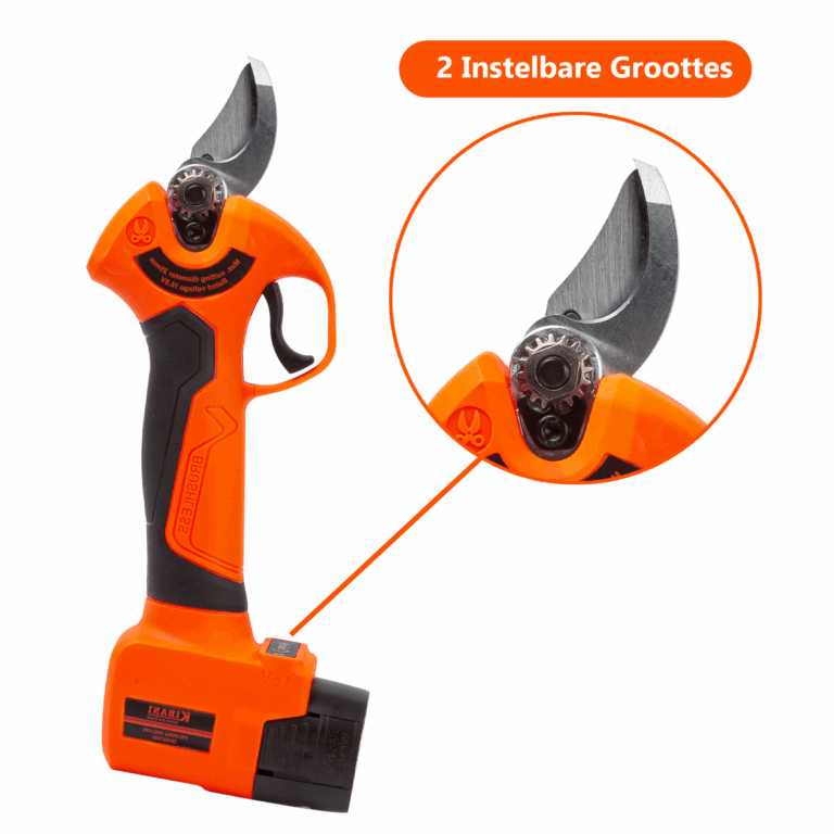 Kibani Accu Takkenschaar 16.8V incl. 2 accu's en extra set mesjes