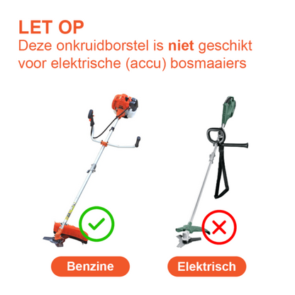 Kibani onkruidborstel 15 cm per 5