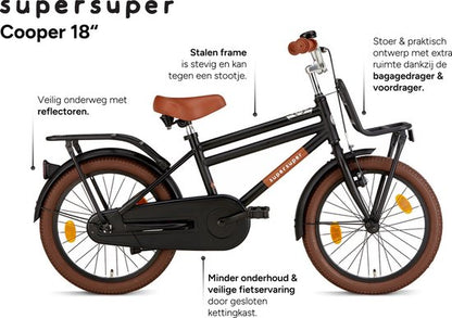 Supersuper cooper jongensfiets 18″