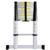 Kibani Telescoopladder 3,80m Zilver