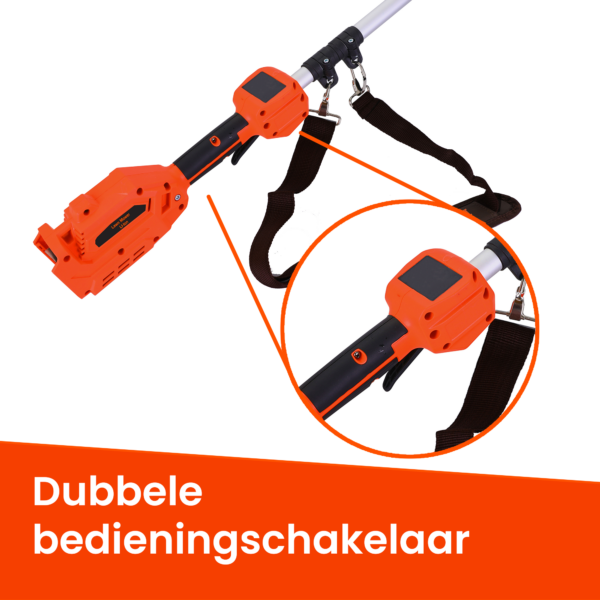 Kibani Accu Bosmaaier model 2025 incl. 5 onkruidborstels