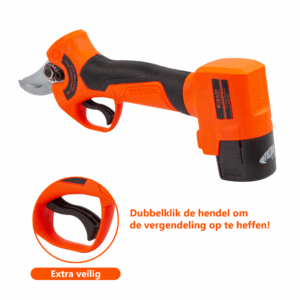 Kibani Accu Takkenschaar 16.8V incl. 2 accu's en extra set mesjes