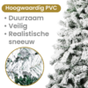 Kerstboom snow 210cm