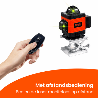 Kibani Kruislijnlaser 16 lijnen incl. statief en waterpas