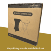 1 x Statafel Zwart + 1 x rok Zwart