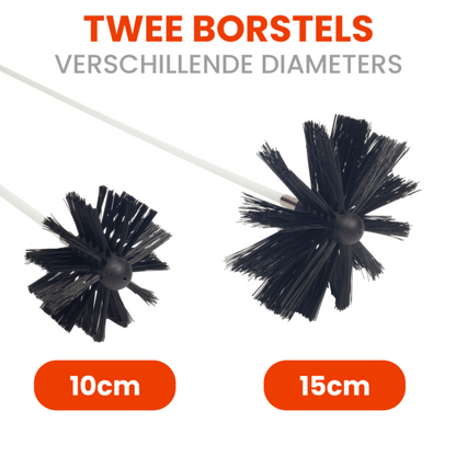 Schoorsteenborstel 7 meter (2 borstels)