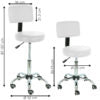 Tabouret Comfort wit