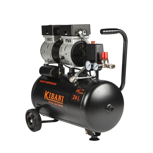 Kibani stille compressor 24 Liter