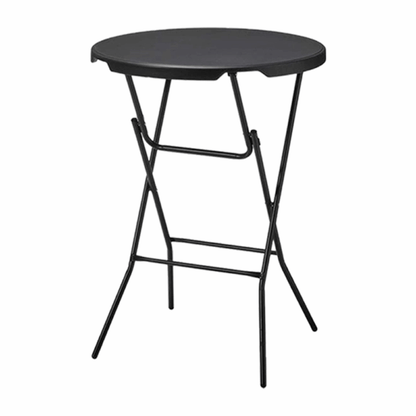 1 x Statafel Zwart + 1 x rok Zwart