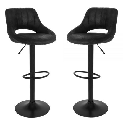 Bar stool industrial black