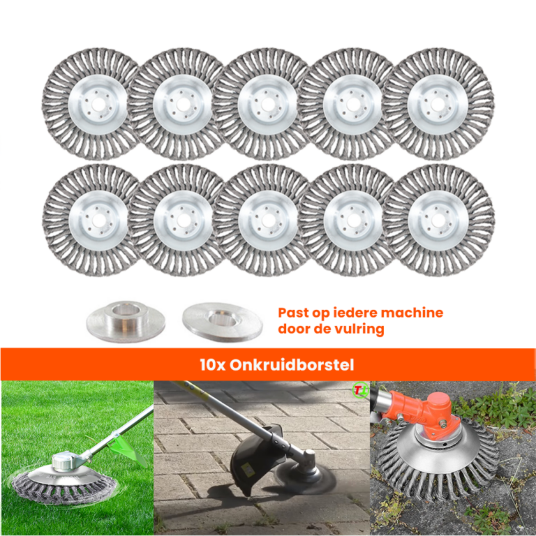 Kibani onkruidborstel 15 cm per 10