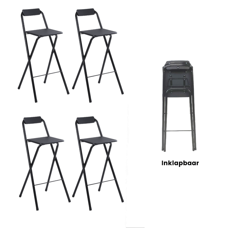 Alora Inklapbare barkruk per 4