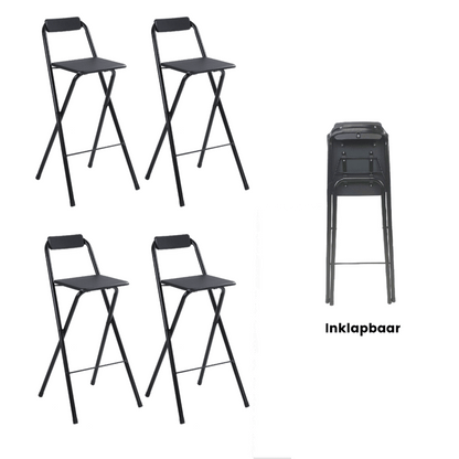 Alora Inklapbare barkruk per 4