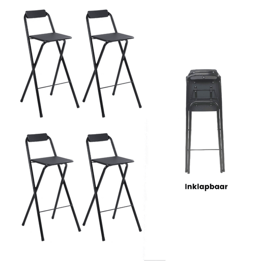 Alora Inklapbare barkruk per 4