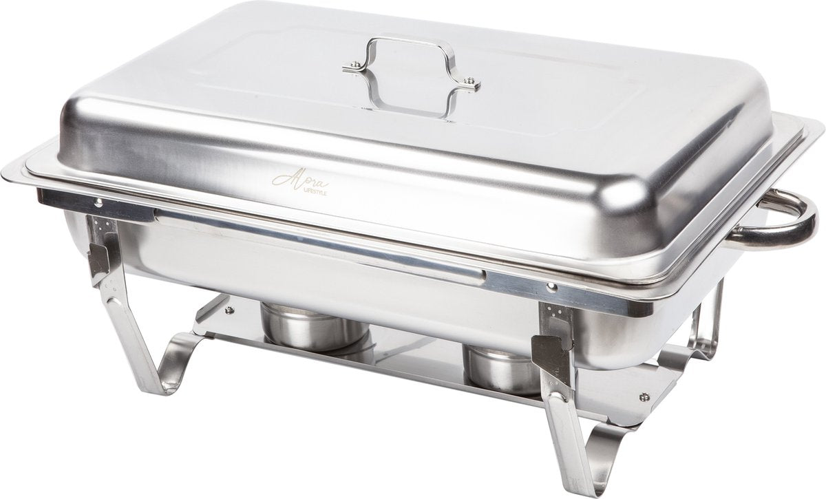 Alora Chafing Dish chrome 6 containers