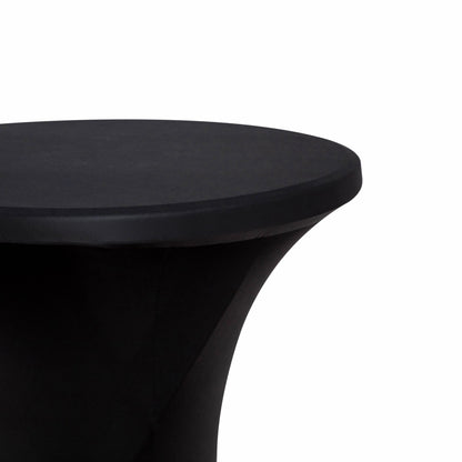 Standing table skirt black 80 cm