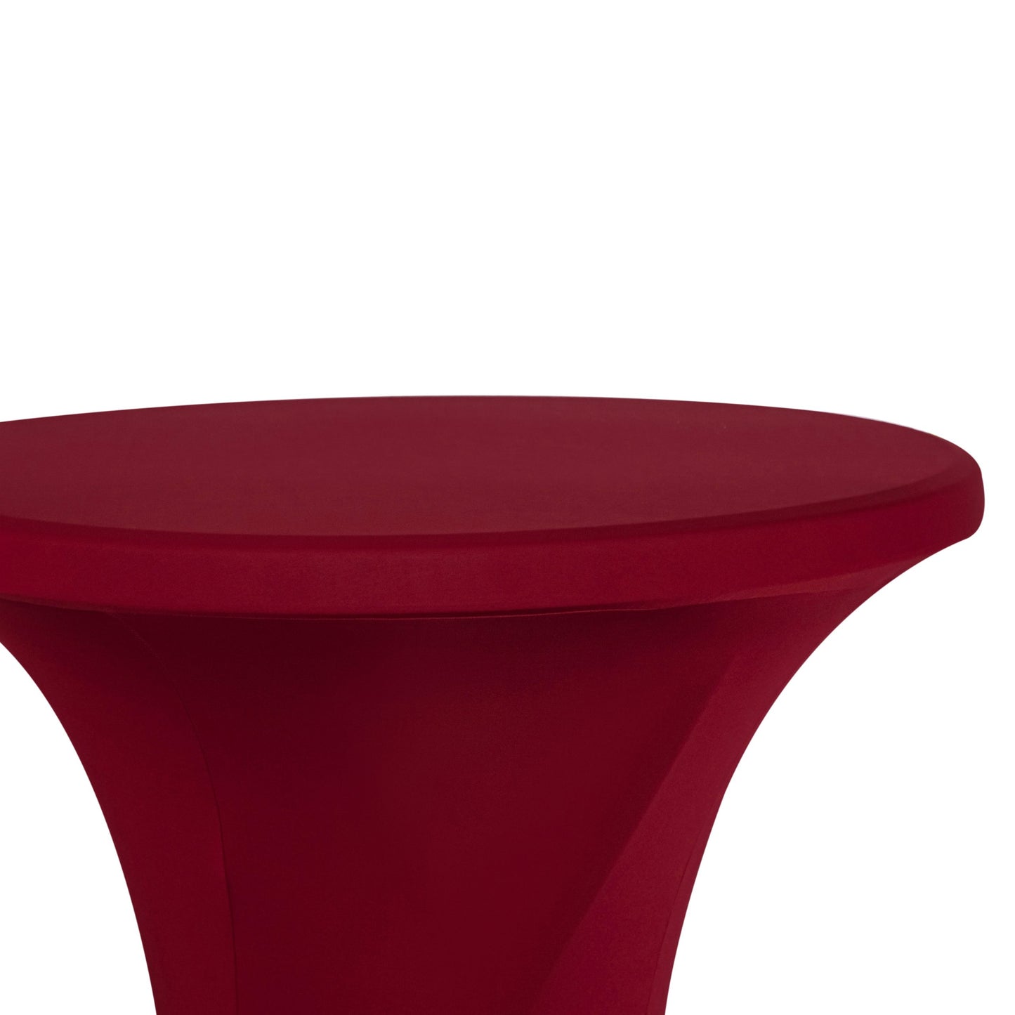 Standing table skirt burgundy red 80 cm