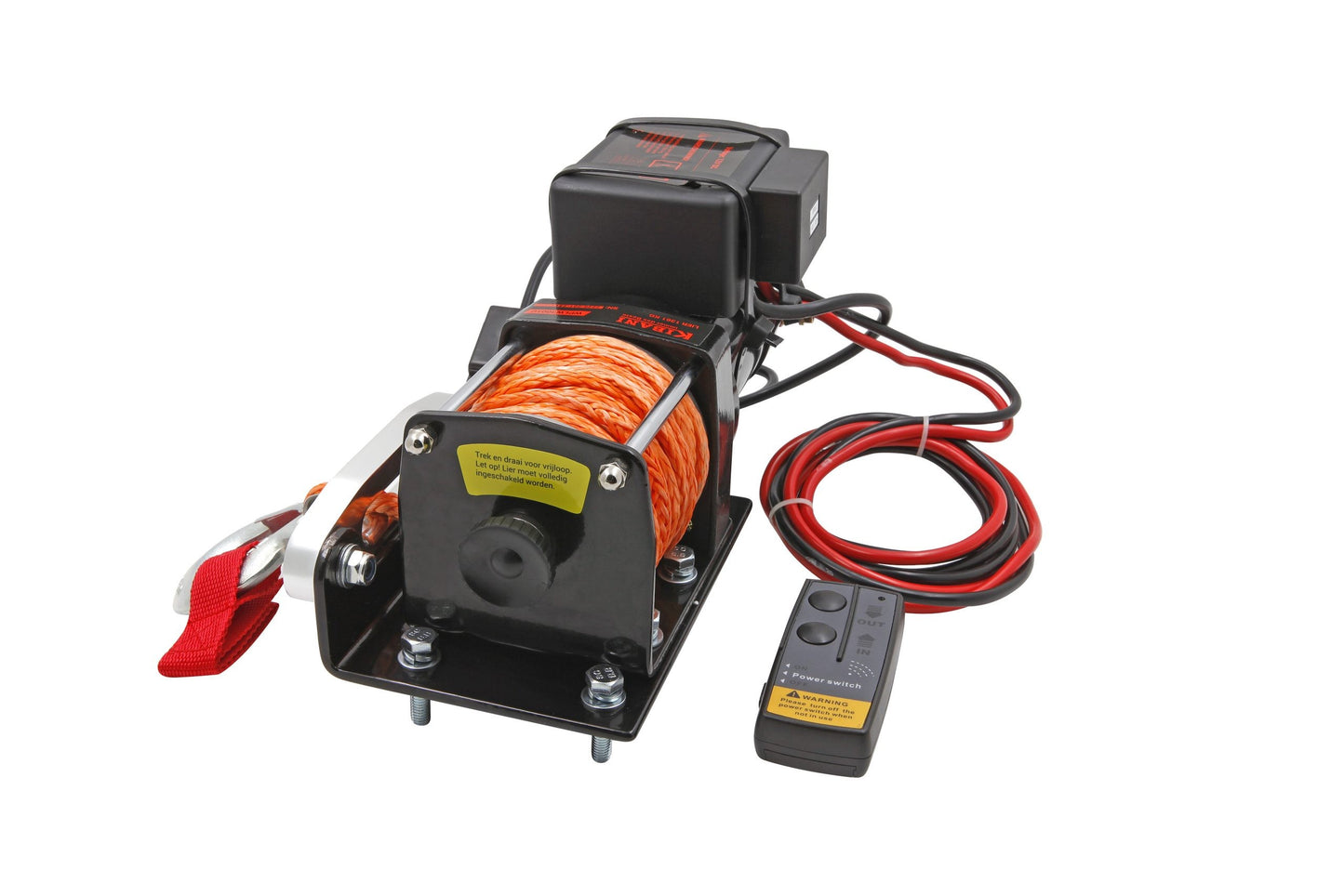 Kibani electric winch 12 volts 1361 kg with rope