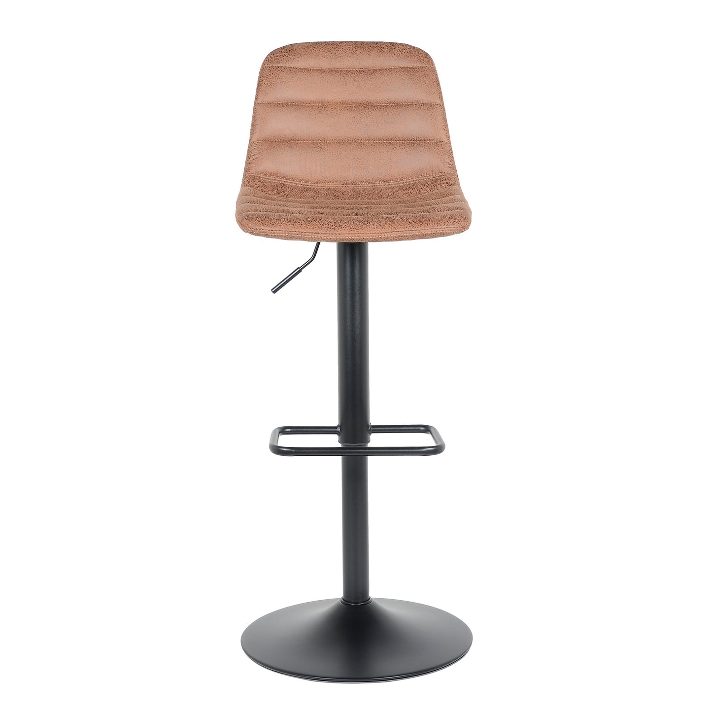 Bar stool Helsinki - Light brown - Leather