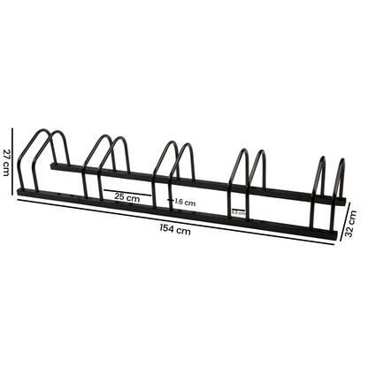 Bicycle rack for 5 bicycles