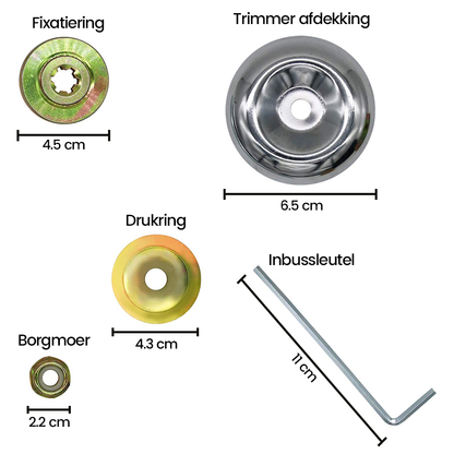 Kibani mounting set for brush cutter