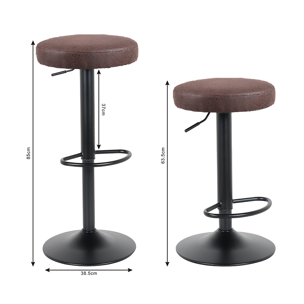 Bar stool Oslo Dark brown