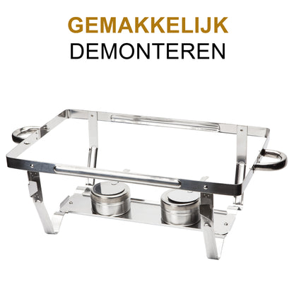 Alora Chafing Dish chrome 6 bakken