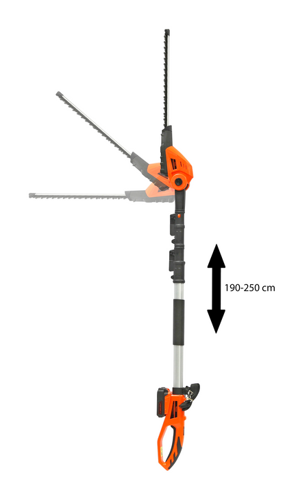 Cordless hedge trimmer XXL 18V