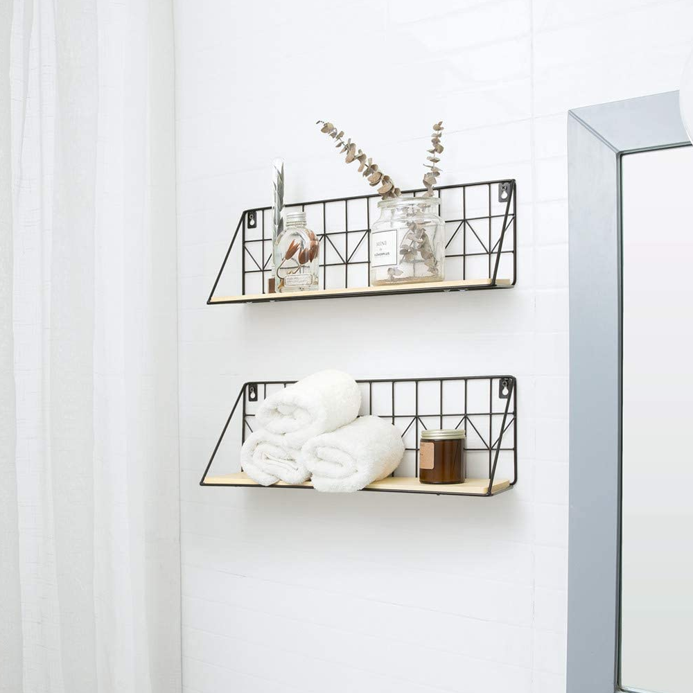 Wall rack Cassara (set of 2 wall racks)