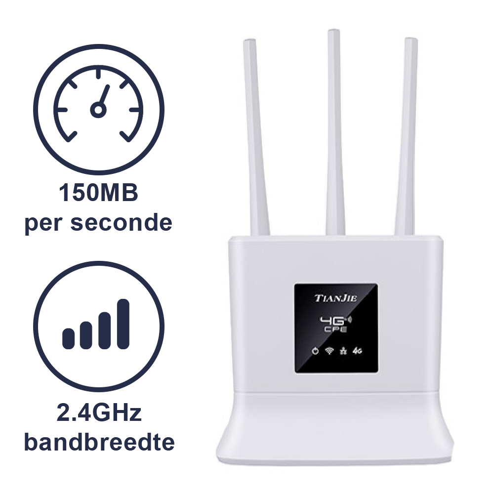 Draadloze 4G router (nieuw model)