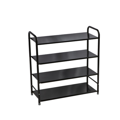 Shoe storage rack black