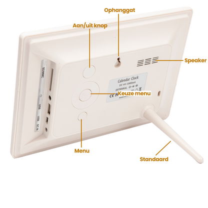 Dementia clock white