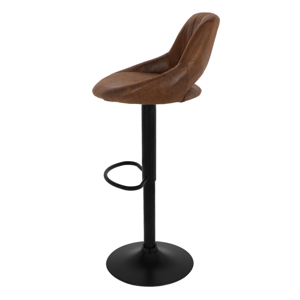 Bar stool industrial dark brown