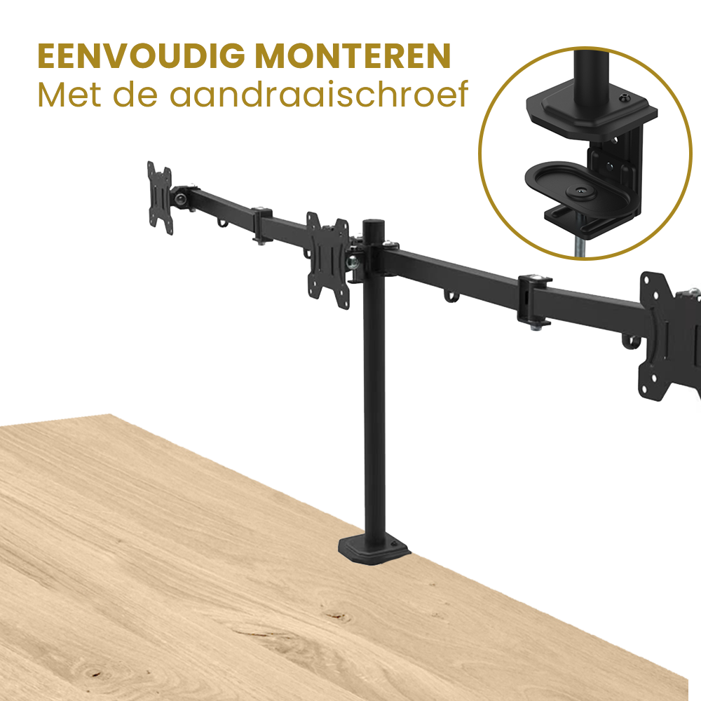 Monitor arm 3 screens