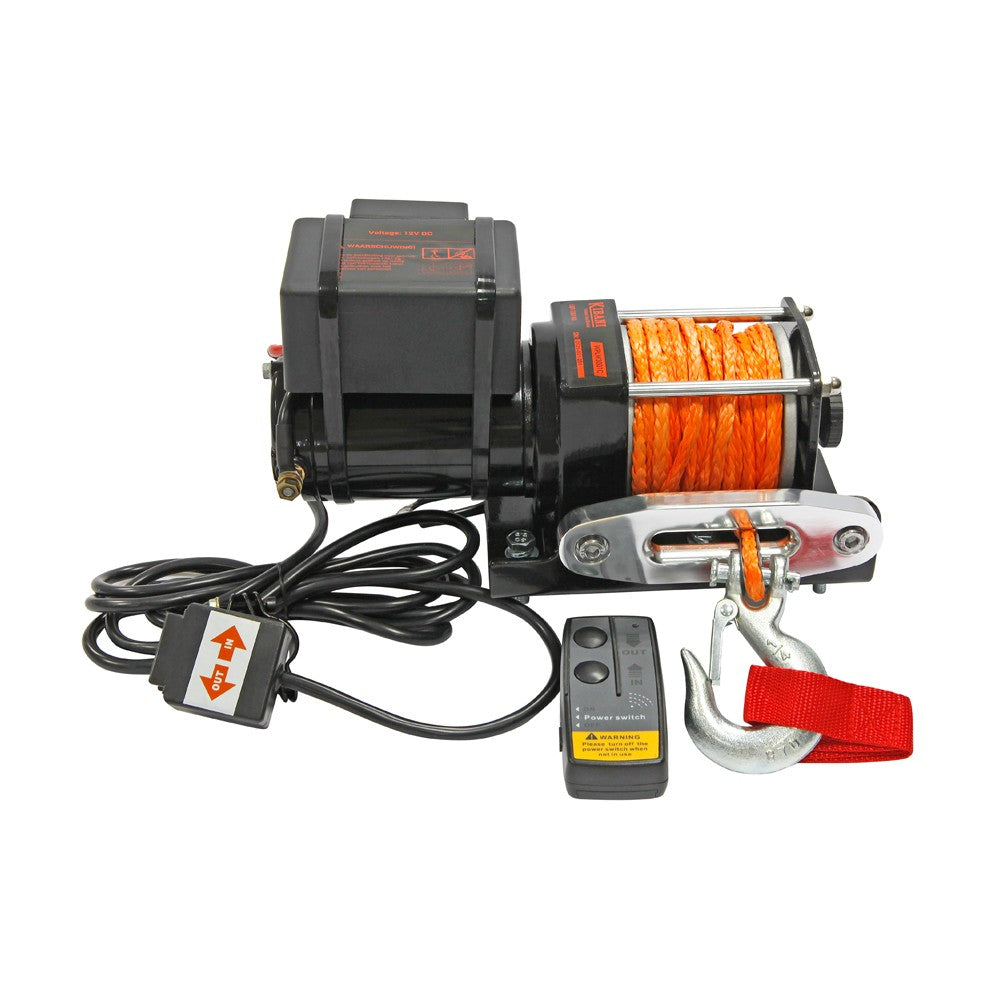 Kibani elektrische lier 12 volt 1361 kg met touw