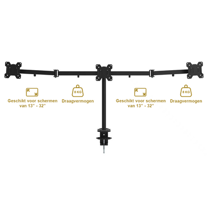 Monitor arm 3 screens